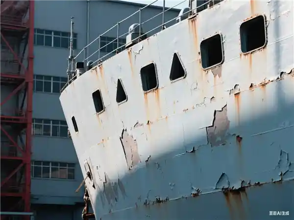 铁甲锈迹现真容：美国尖端驱逐舰曝光引发全球关注