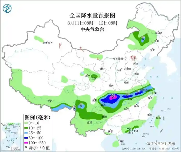 暴雨突袭！江汉江淮四川盆地将迎强降雨预警
